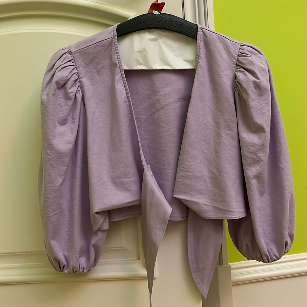 Linen crop top